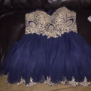 Prom dress size 20 worn once absolutely adorable.